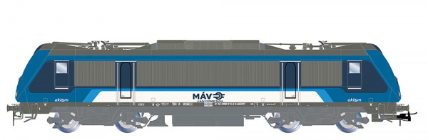 Rivarossi HR2995 - Akiem/MÁV Mehrsystemelektrolokomotive 490 010 (ex SNCF, BB 36000), blaue Farbgebu