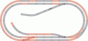 Roco 61103 - Gleisset D Größe ca. 243 x 106 cm