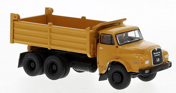 Brekina 78104 - MAN 26.280 DHAK orange, schwarz, 1972,