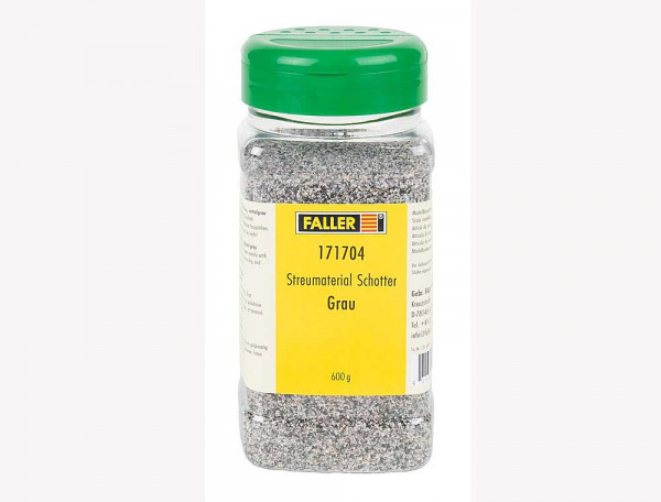Faller 171704 - Streumaterial Schotter, grau,