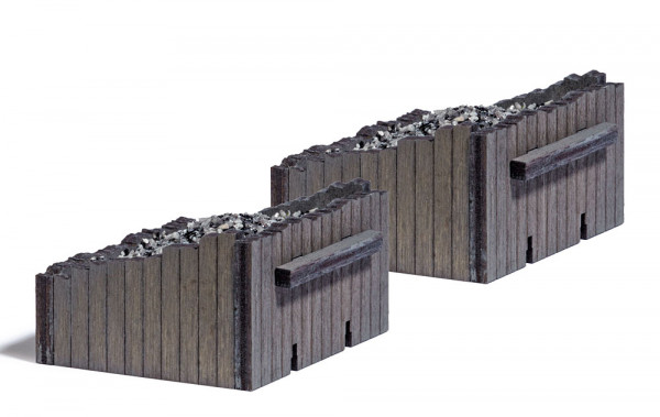 Busch 8839 - 2 Prellböcke, je 32 x 28 x 18 mm