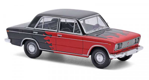 Busch 50567 - Lada 1600, Flammen