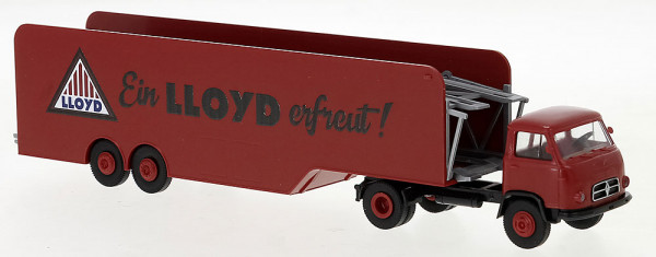 Brekina 43227 - Borgward B 655 Autotransport-SZ 1960, Lloyd,