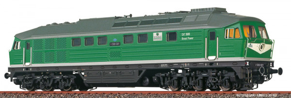 Brawa 41472 - DR Diesellok BR V300 grün Ep.4, Wismut AG, mit DCC-Decoder + Sound
