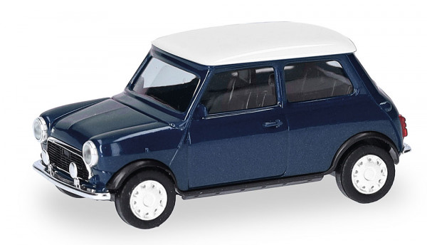 Herpa 431149-002 - Mini Cooper Rechtslenker thaiti blue