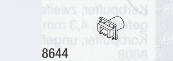 Weinert 8644 - Flansch f. Pufferbohle, groß