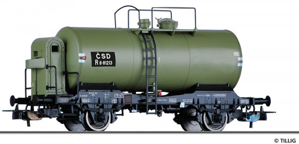 Tillig 77026 - CSD Kesselwagen R 2-achsig mit Bremserhaus Ep.3