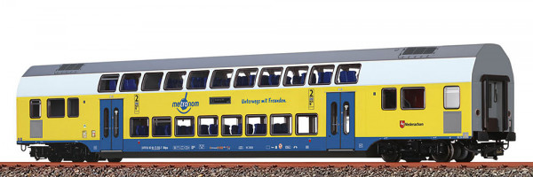 Brawa 44597 - DB AG Doppelstock-Mittelwagen 2. Klasse Metronom (RE 3 Hamburg Hbf) Ep.6, Wechselstrom