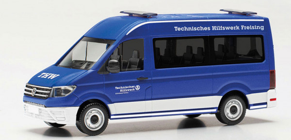 Herpa 097369 - VW Crafter Bus HD "MTW Jugend THW Freising"