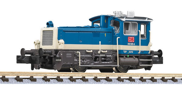 Liliput 162591 - DB AG Diesel-Rangierlokomotive BR 332 oceanblau/beige Ep.5, Digitaldecoder