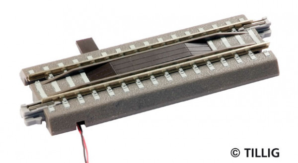Tillig 83801 - Entkupplungsgleis 83 mm elektromagnetisch, für Bettungsgleis