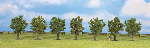 Noch 25090 - Obstbäume grün 7 St. 8 cm