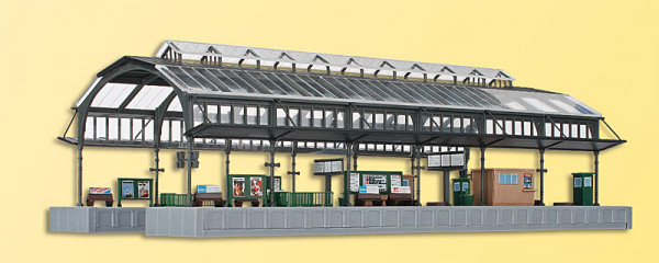 Kibri 37758 - Bahnsteighalle gläsern