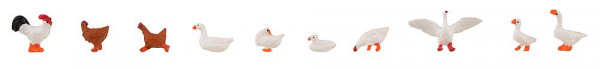Faller 151909 - Hühner, Enten und Gänse