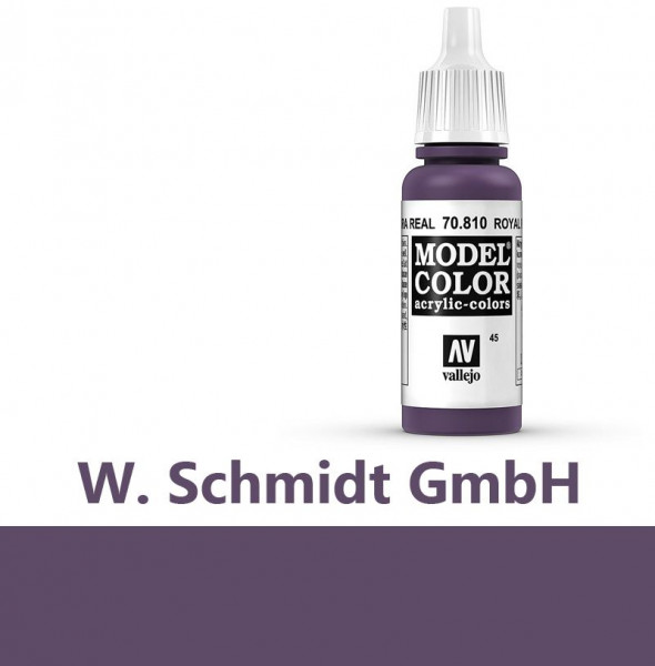 Vallejo 770810 - Model Color Farbe Königspurpur, Matt, 17 ml