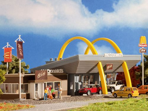 Vollmer 43635 - Mc Donald`s mit McCafe
