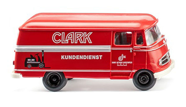 Wiking 026505 - MB L319 Kastenwagen Clark Kundendienst - 1955-68