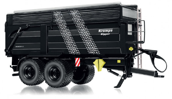 Wiking 077874 - Krampe Big Body 650 Hinterkipper mit Silageaufsatz