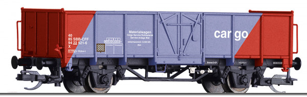 Tillig 14095 - SBB offener Güterwagen Ep.5, Materialwagen x