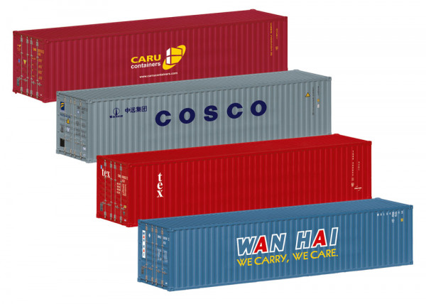 Märklin 76552 - Container-Set 4-teilig 40ft. Boxcontainer