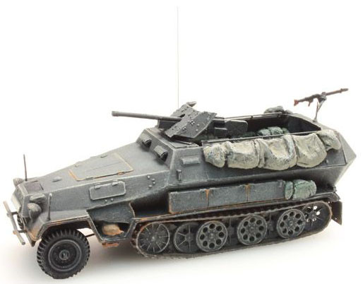 Artitec 387.111-GR - Sd. Kfz 251/10B 3.7 cm PAK grau, Fertigmodell