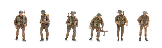 Artitec 387.133 - UK infantry 6 Figuren Fertigmodell