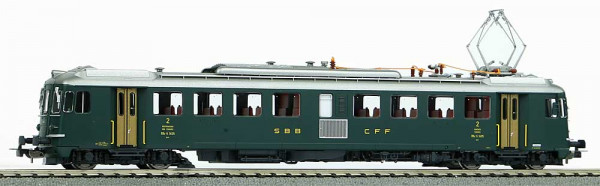 Piko 96859 - DSF Triebwagen RBe 4/4 1.Bauserie (ex SBB) grün Ep.6, AC-digital + Sound