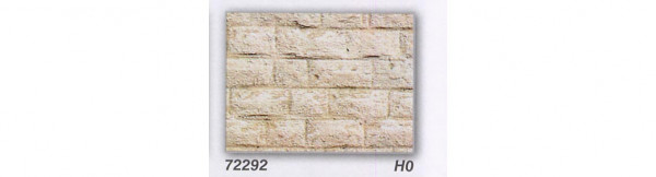 Heki 72292 - Sandsteinmauer 40x20cm, 2 Stück, Heki-Dur