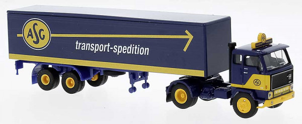Brekina 85675 - Volvo F 89 Koffer-SZ 1972 ASG