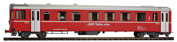 Bemo 3287131 - RhB BDt 1723 Steuerwagen, runde Stirnlampen, geschlossene Stirnübergangstür