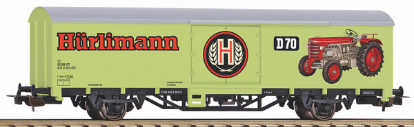 Piko 58799 - SBB gedeckter Güterwagen Ep.6, "Hürlimann Traktoren"