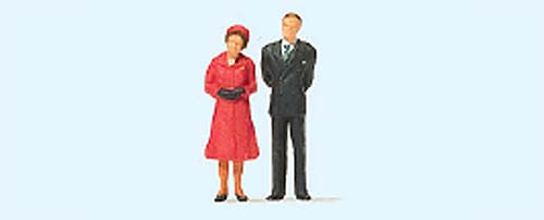 Preiser 28132 - HM The Queen and Prince Philipp