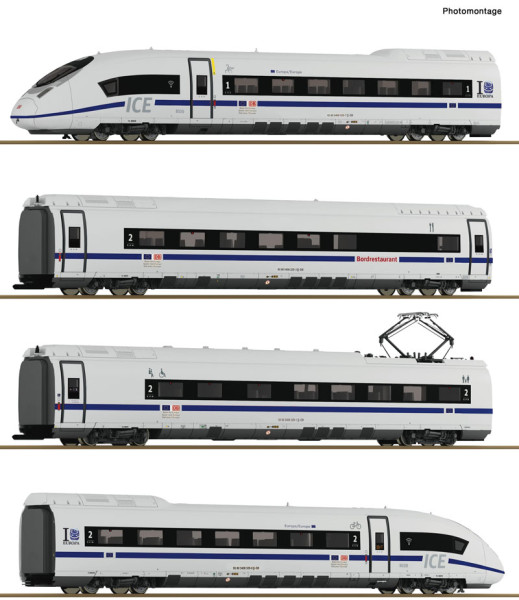 Roco 7700027 - DB-AG E-Triebzug ICE3neo 4-tlg. DB AG "Europa" E6