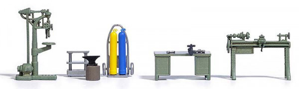 Busch 1185 - Handwerker-Werkstatt, Bausatz