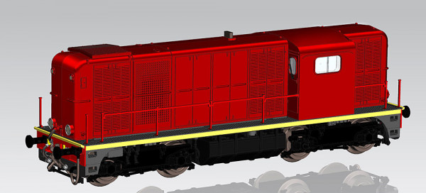 Piko 40432 - N-Diesellok Rh 2400 braun NS III + DSS Next18