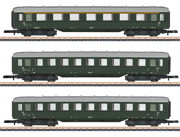Märklin 87107 - ÖBB Set 3-teilig Schürzenwagen dunkelgrün Ep.3