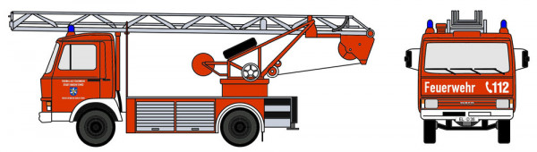 Loewe 4119 - Iveco Magirus "Zeta" 90M5 - DL18 Fw. Haren / Ems (Facelift)