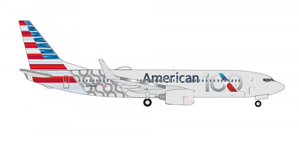 Herpa 539579 - American Airlines Boeing 737-800 "100 Years"