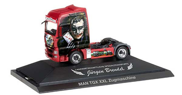 Herpa 110761 - MAN TGX XXL Zugmaschine "Brendel / Joker"
