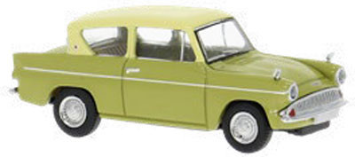 Brekina 19336 - Ford Anglia hellgrün/beige 1959