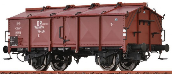 Brawa 50554 - DR Klappdeckelwagen K15 Ep.3a, "Brit-US Zone"