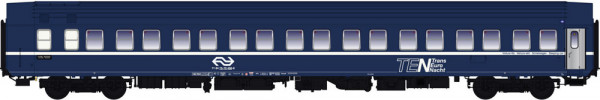 LSModels 44191 - NS Schlafwagen T2S blau Ep.4-5, TEN-Logo, NS-Logo