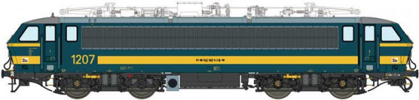LSmodels 12097DCS - SNCB Ellok Serie HLE12 blau/gelb Ep.6, DCC + Sound