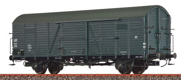 Brawa 50498 - CFL gedeckter Güterwagen Kuw grau Ep.3