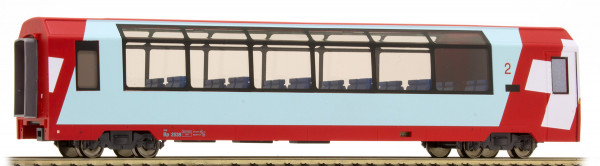 Bemo 3589128 - RhB Panoramawagen Bp 2538 "Glacier-Express" 2. Klasse Ep.6