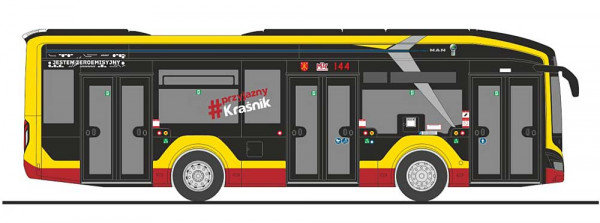 Rietze 74619 - MAN Lion´s City 10 E MPK Krasnik (PL)
