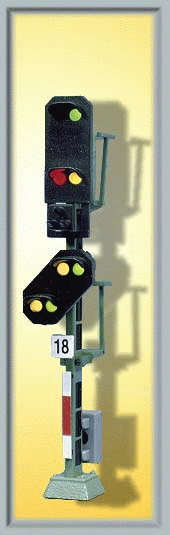 Viessmann 4915 - Licht-Einfahrsignal mit Vorsignal Hp0 Hp1 Hp2 Vr0 Vr1 Vr2