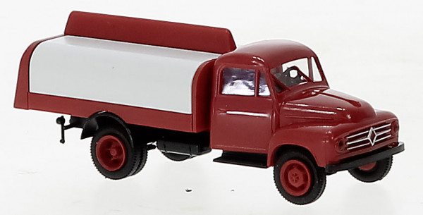 Brekina 38034 - Borgward B 1500 Getränkeaufbau rot, schwarz, 1954,