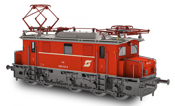 Jägerndorfer JC11102 - ÖBB Ellok Reihe 1080 blutorange Ep.4, AC-digital + Sound