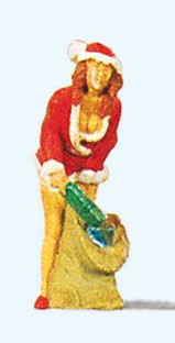 Preiser 29028 - Christmas Girl mit Gabensack